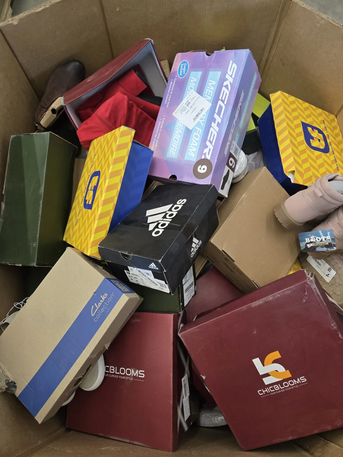 AMZ Shoes Pallet — wholesale liquidation pallet photo