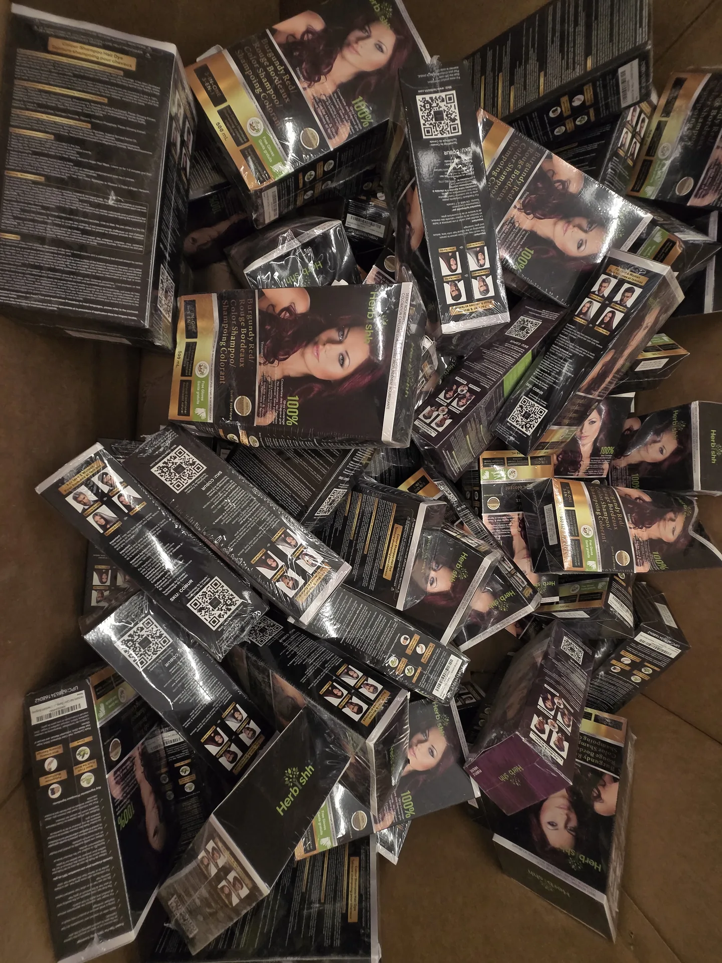 Herbishh Color Hampoo Conditioner + Dye — wholesale liquidation pallet photo