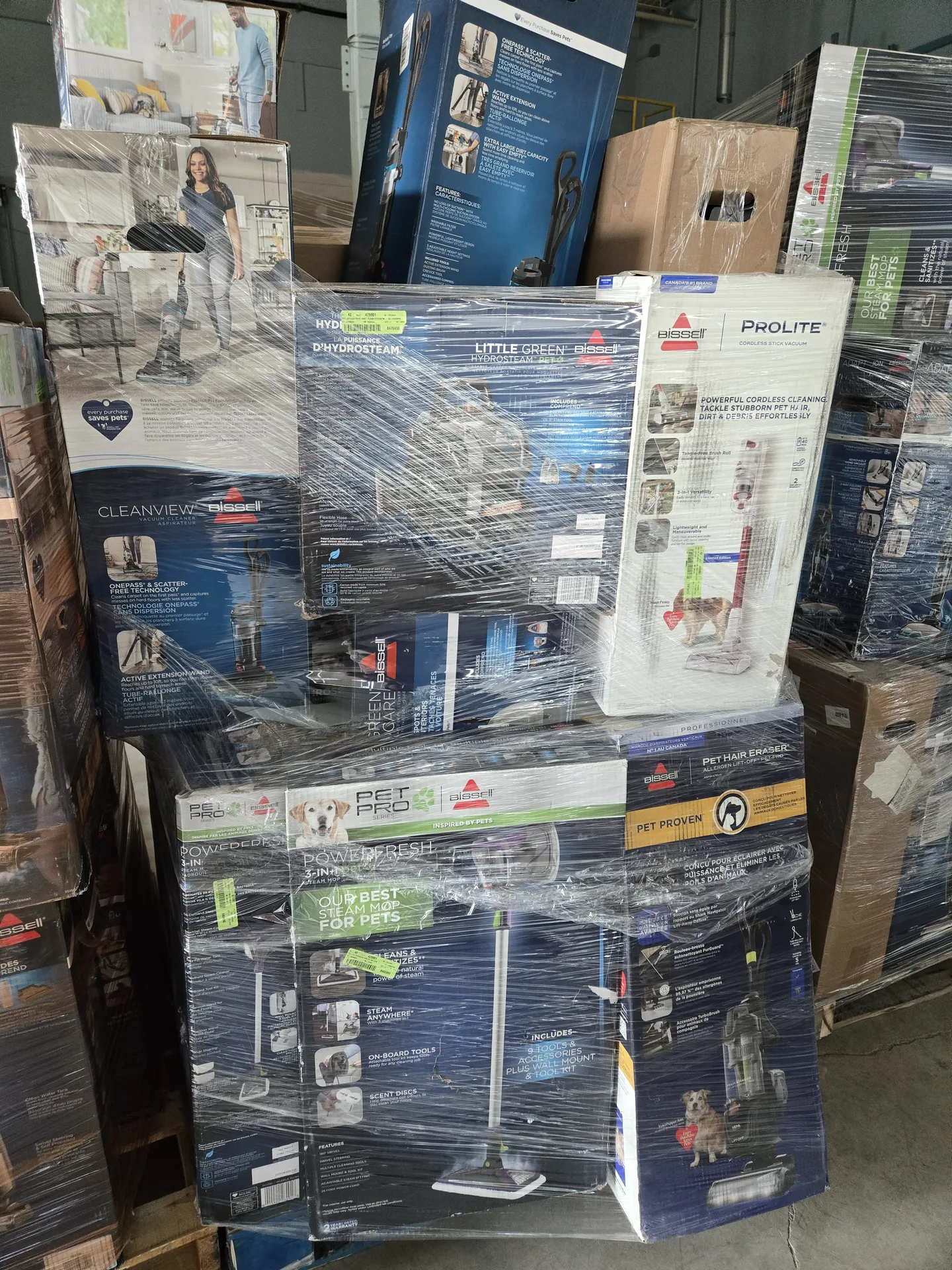 Bissel Appliances — wholesale liquidation pallet photo