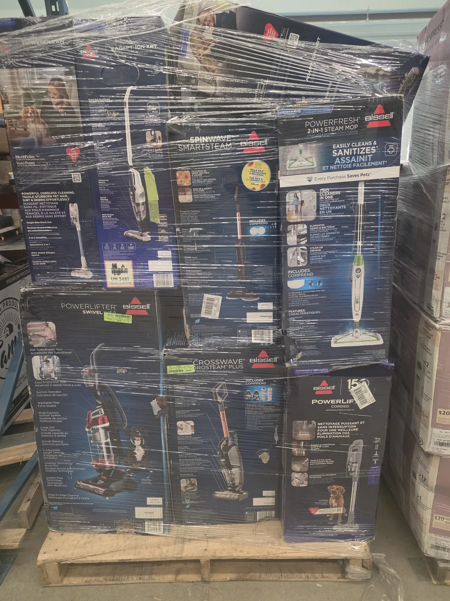 Bissel Appliances — wholesale liquidation pallet photo