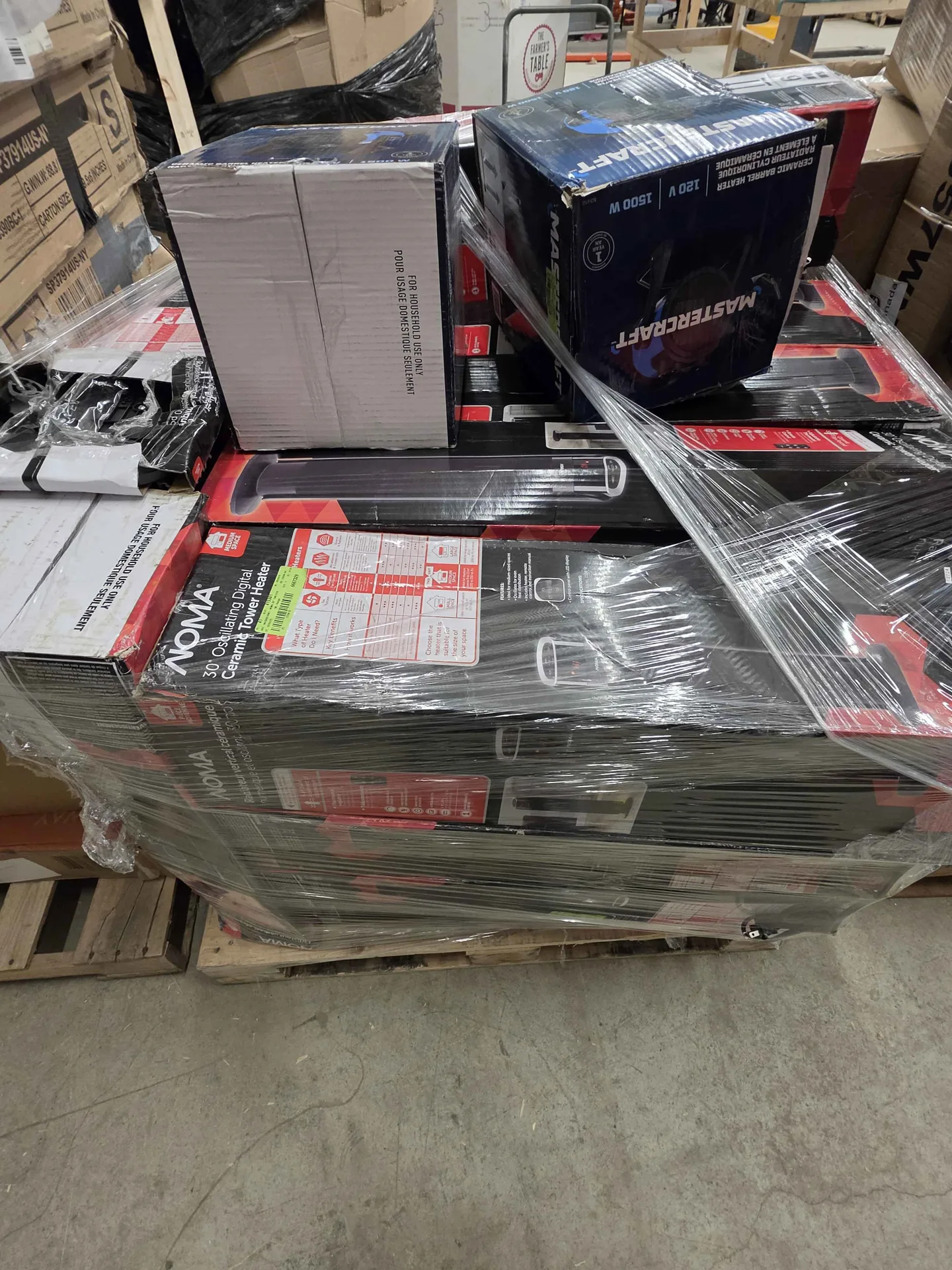 Noma 30" Tower Heaters — wholesale liquidation pallet photo