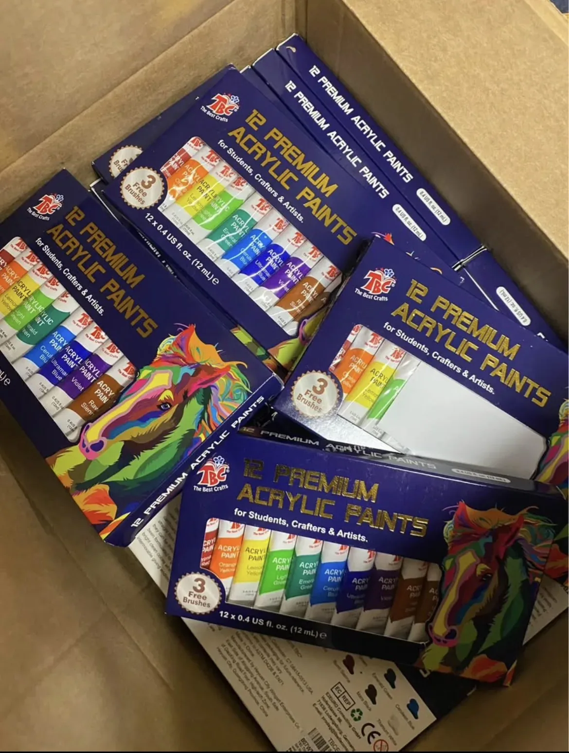 TBC Acrylic Paint — wholesale liquidation pallet photo